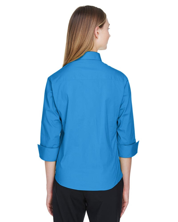 Devon & Jones DP625W - Ladies Three-Quarter Sleeve Stretch Poplin Blouse