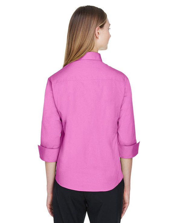 Devon & Jones DP625W - Ladies Three-Quarter Sleeve Stretch Poplin Blouse