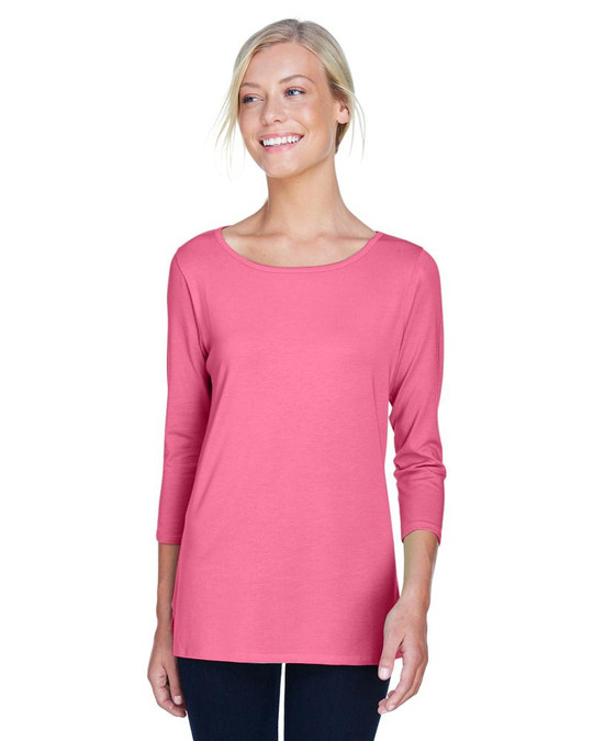 Devon & Jones DP192W - Perfect Fit Top de Punto de Ballet para Dama de Largo de Pulsera