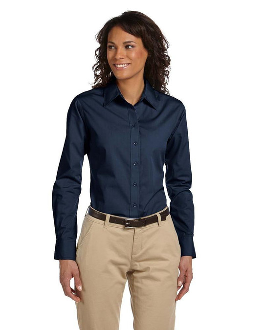 Harriton M510W - Damas 3.1 oz. Essential Poplin