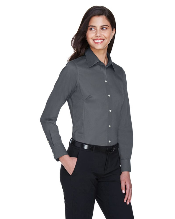 Devon & Jones DG530W - Ladies Crown Collection Solid Stretch Twill