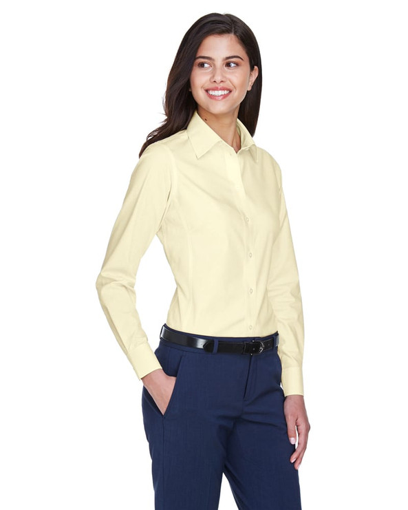 Devon & Jones D630W - Ladies Crown Collection Solid Oxford