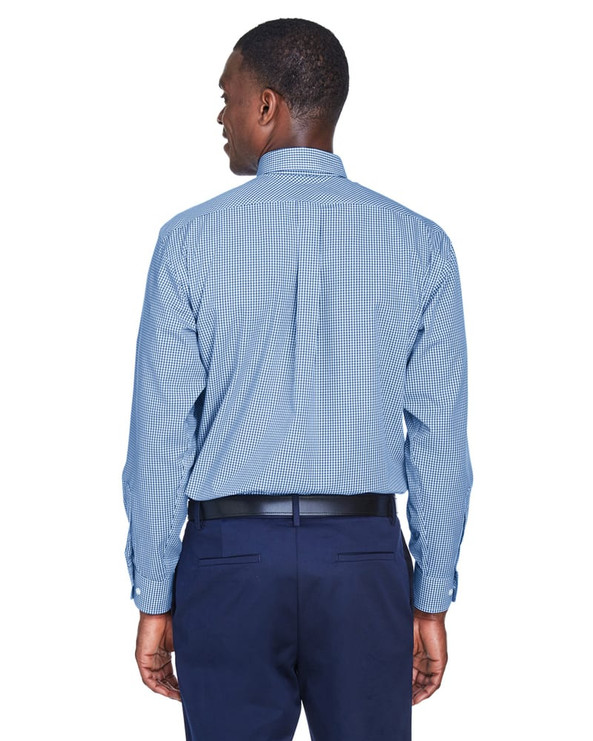 Devon & Jones D640 - Men's Crown Collection Gingham Check