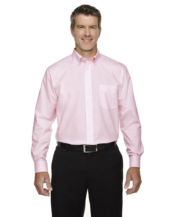 Devon & Jones D645 - Men's Crown Collection Banker Stripe