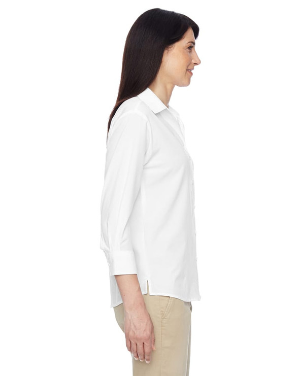 Harriton M610W - Ladies Paradise Three-Quarter Sleeve Performance Shirt