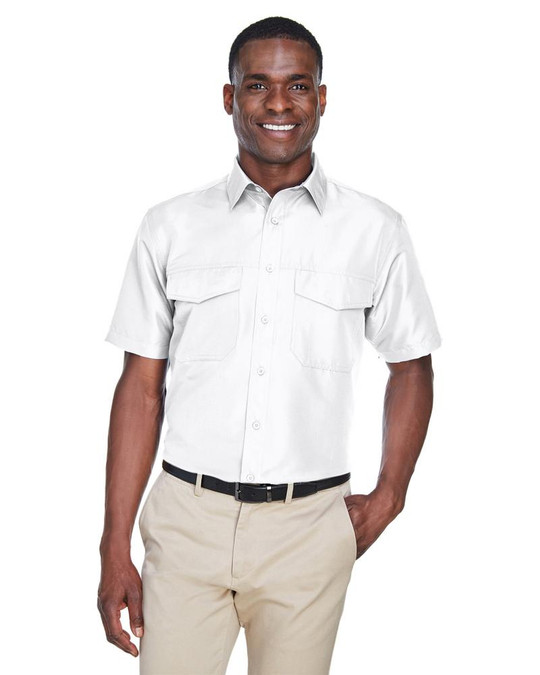 Harriton M580 - Camisa de Desempeño para Personal de Manga Corta Key West