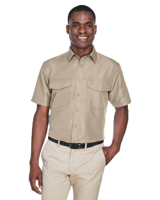 Harriton M580 - Camisa de Desempeño para Personal de Manga Corta Key West