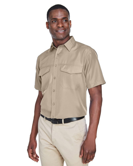 Harriton M580 - Camisa de Desempeño para Personal de Manga Corta Key West