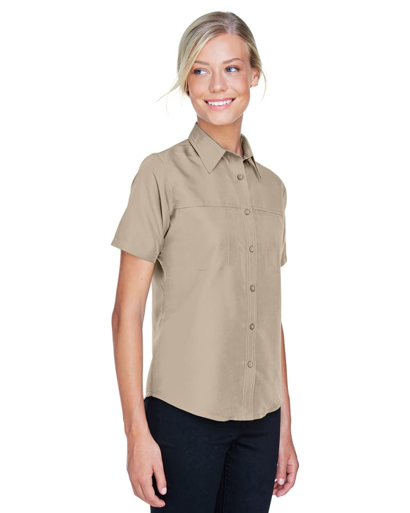 Harriton M580W - Ladies Key West Short-Sleeve Performance Staff Shirt