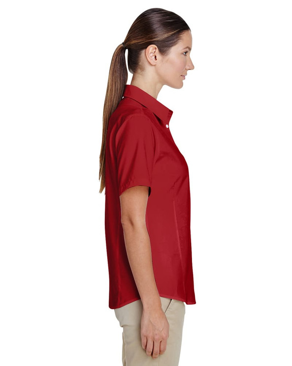 Harriton M610SW - Ladies Paradise Short-Sleeve Performance Shirt
