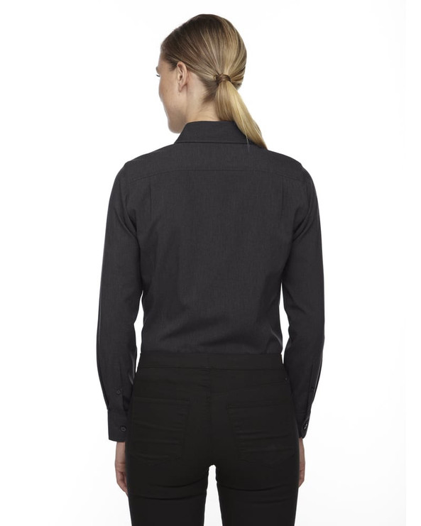 Ash City North End Sport Blue 78802 - Ladies Mélange Performance Shirt