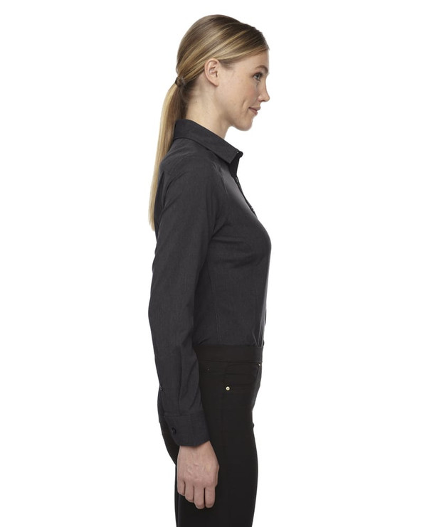 Ash City North End Sport Blue 78802 - Ladies Mélange Performance Shirt