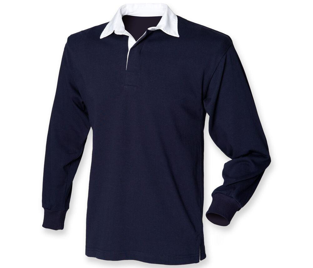 Front row FR109 - CAMICIA DA RUGBY LSL DA BAMBINO IN TINTA UNITA