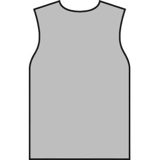 Skinnifit SF232 - Gilet con collo alto e giromanica