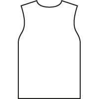 Skinnifit SF232 - Korkea kaula-aukko slash armhole liivi