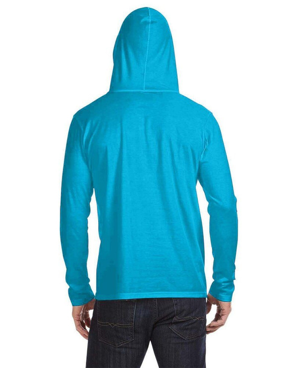 Anvil 987 - Lightweight Long Sleeve Hooded T-Shirt