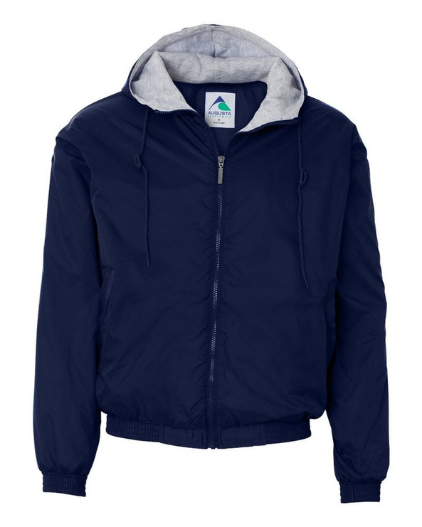 Augusta Sportswear 3280 - Campera de tafetán con capucha/forro polar