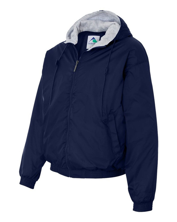 Augusta Sportswear 3280 - Campera de tafetán con capucha/forro polar