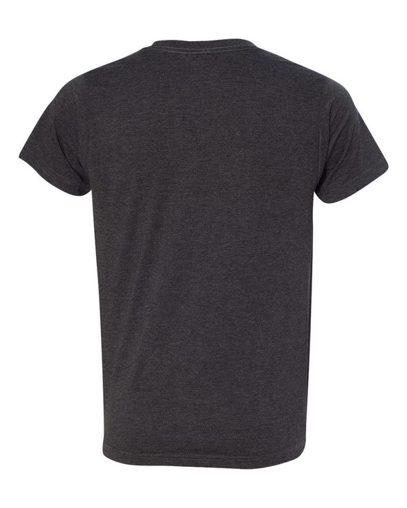 Bayside 5010 - Camiseta unisex USA Made Ringspun 50/50 Heather