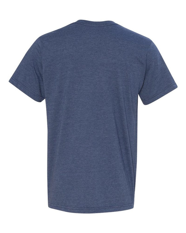 Bayside 5010 - USA Made Ringspun 50/50 Heather Unisex T-Shirt