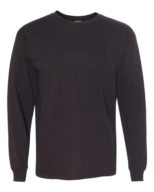 Bayside 5060 - USA-Made 100% Cotton Long Sleeve T-Shirt