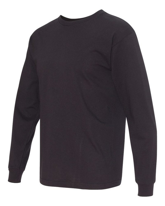 Bayside 5060 - USA-Made 100% Cotton Long Sleeve T-Shirt
