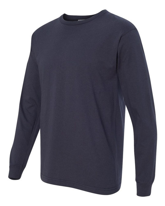 Bayside 5060 - USA-Made 100% Cotton Long Sleeve T-Shirt