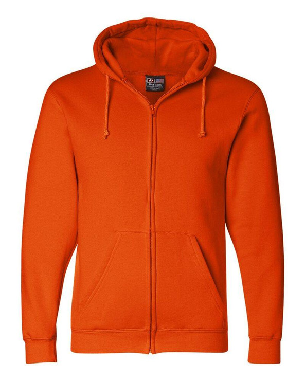 Bayside 900 - Sudadera con capucha y cremallera completa USA-Made