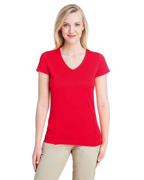Gildan 47V00L - Tech Women's Performance V-Neck T-Shirt