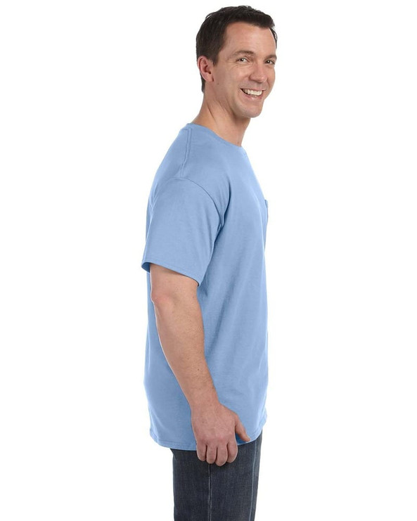 Hanes 5590 - Camiseta con bolsillo