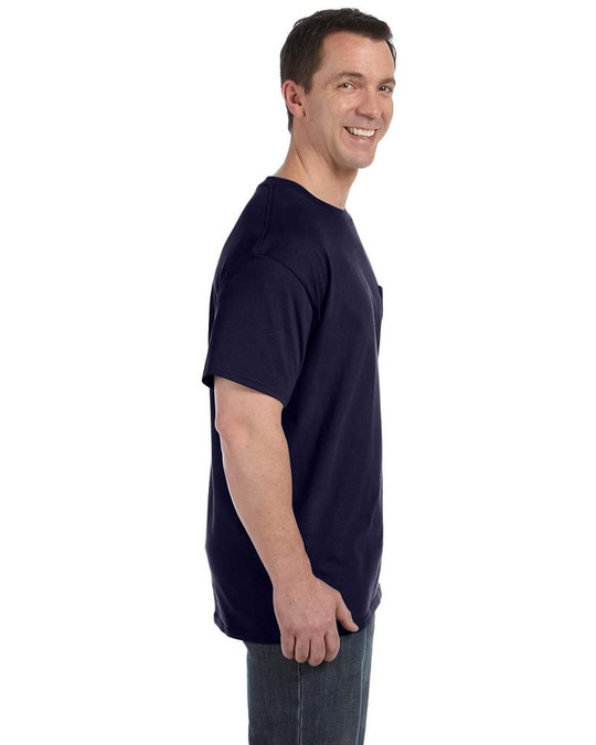 Hanes 5590 - Camiseta con bolsillo