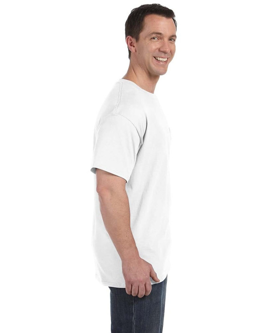 Hanes 5590 - Camiseta con bolsillo