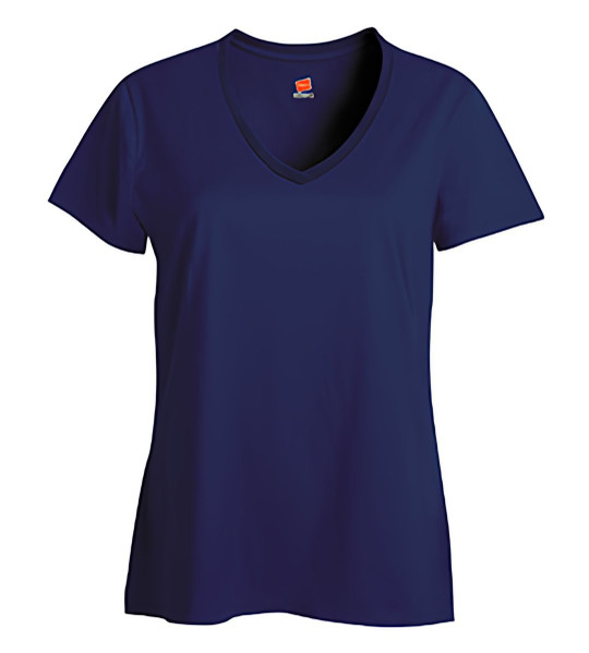 Hanes S04V - Hanes® Ladies' Nano-T® Cotton V-Neck T-Shirt