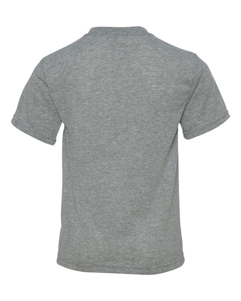Jerzees 21BR - Camiseta de manga corta juvenil 100% poliéster