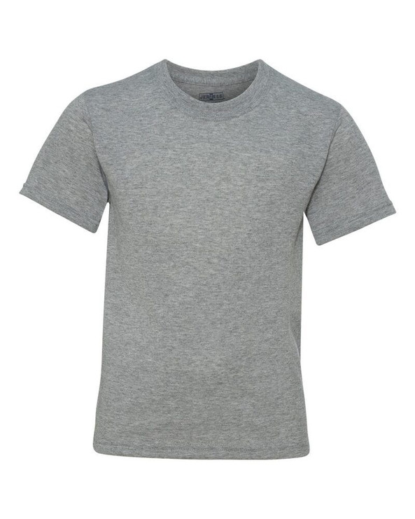 Jerzees 21BR - Camiseta de manga corta juvenil 100% poliéster