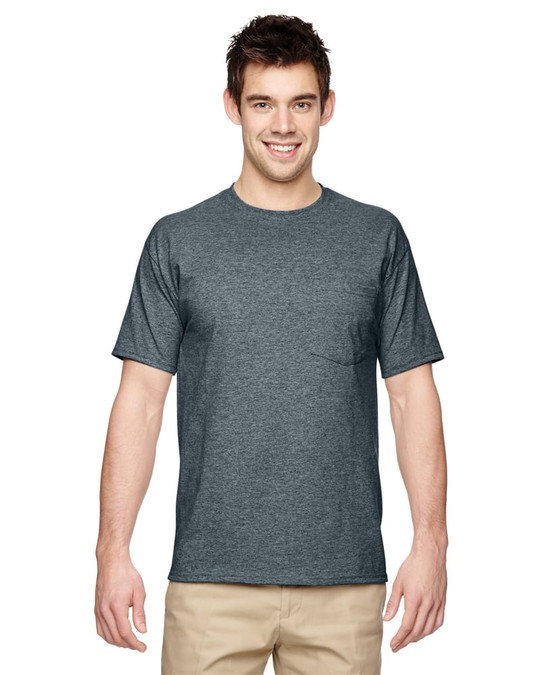 Jerzees 29MPR - Camiseta Heavyweight Blend™ 50/50 con bolsillo