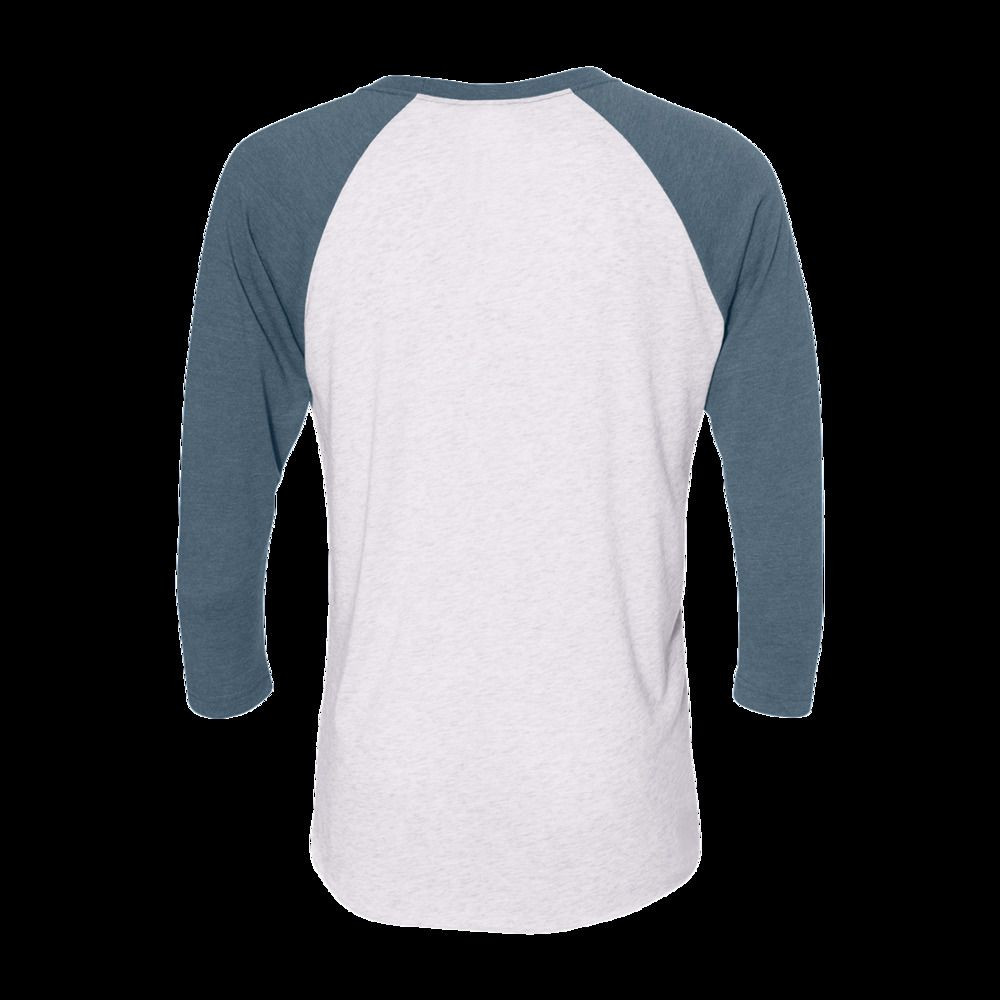 Next Level 6051 - Unisex Tri-Blend Three-Quarter Sleeve Raglan Tee