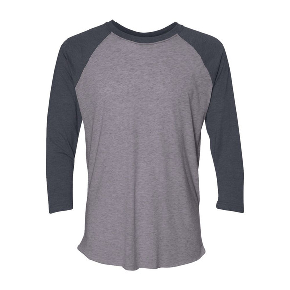 Next Level 6051 - Unisex Tri-Blend Three-Quarter Sleeve Raglan Tee