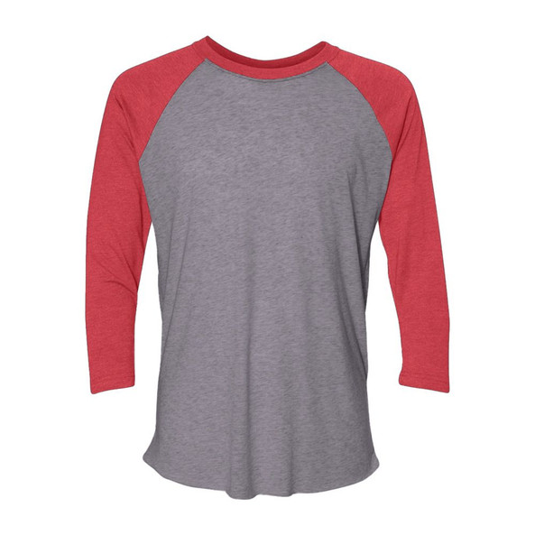 Next Level 6051 - Unisex Tri-Blend Three-Quarter Sleeve Raglan Tee