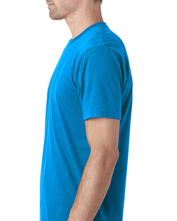 Next Level 6410 - Premium Fitted Sueded Crew - Turquoise | Needen USA