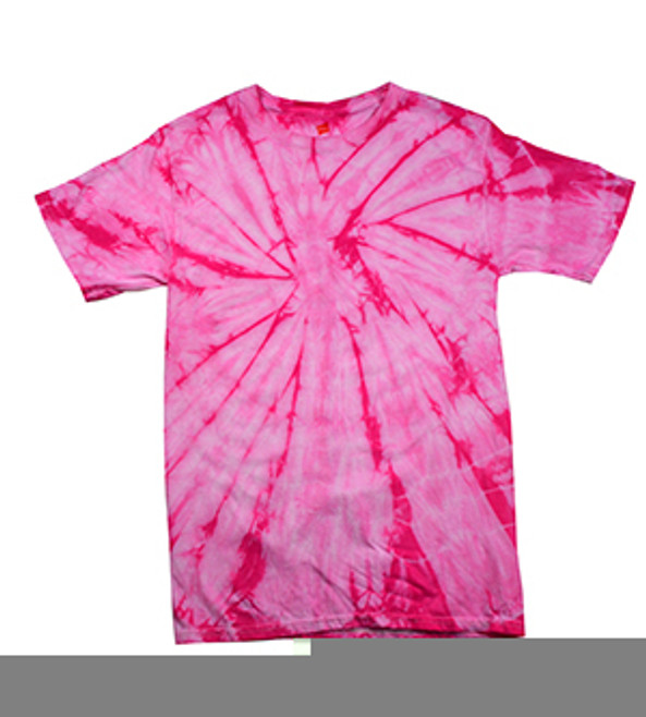 Colortone T1000 - Remera teñida como tela de araña para adultos