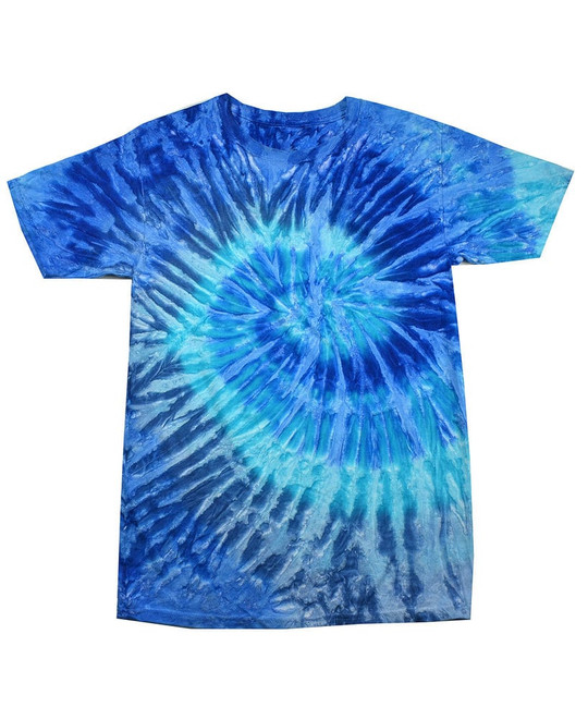 Colortone T1001 - Remera multicolor teñida para adultos