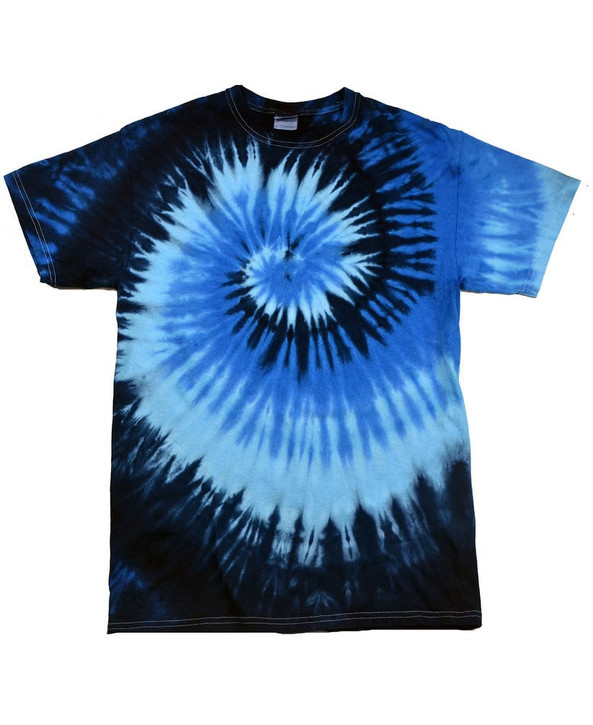 Colortone T1001 - Remera multicolor teñida para adultos