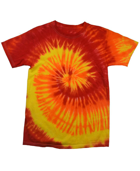 Colortone T1001Y - Remera teñida multicolor para jóvenes