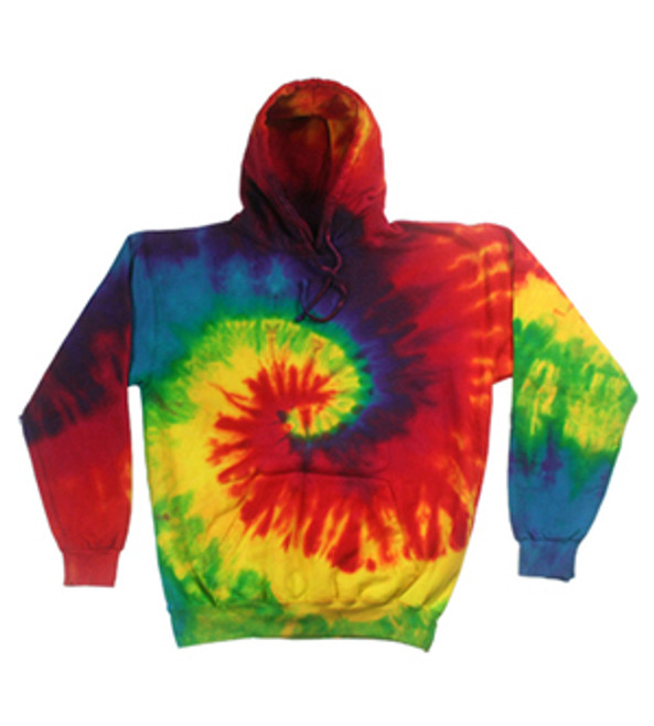Colortone T8778 - SUDADERA CON CAPUCHA PARA ADULTOS TIE DYE MULTICOLOR