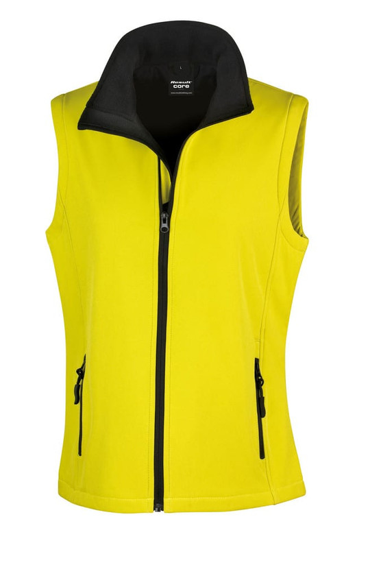 RESULT R232F - Bedruckbare Softshell-Bodywarmer für Damen
