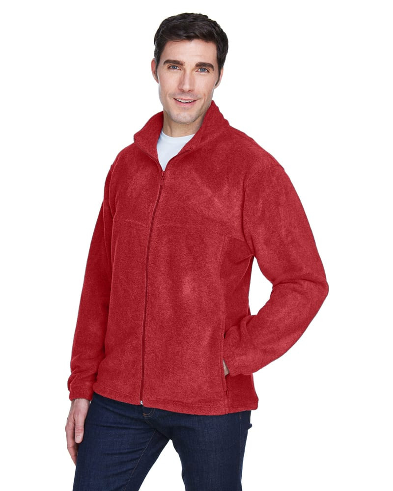 Harriton M990 - Men's 8 oz. Full-Zip Fleece