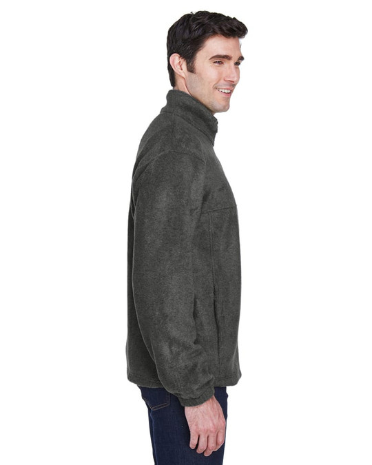 Harriton M990 - Men's 8 oz. Full-Zip Fleece