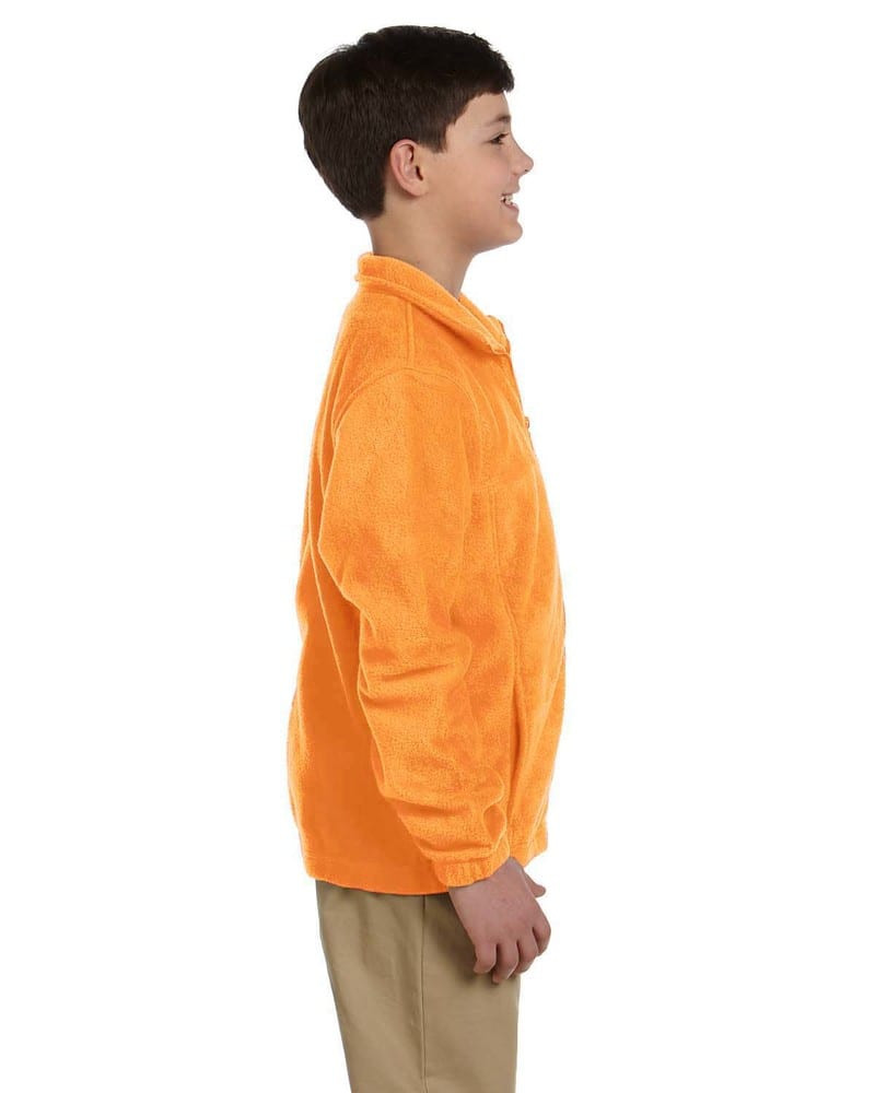 Harriton M990Y - Youth 8 oz. Full-Zip Fleece