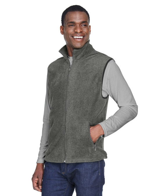 Harriton M985 - Chaleco polar de 8 oz.